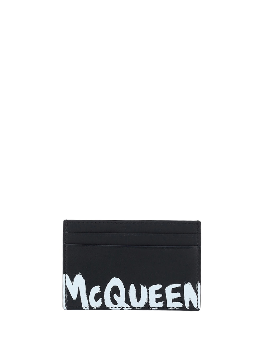 Alexander McQueen Graffiti Print Card Holder