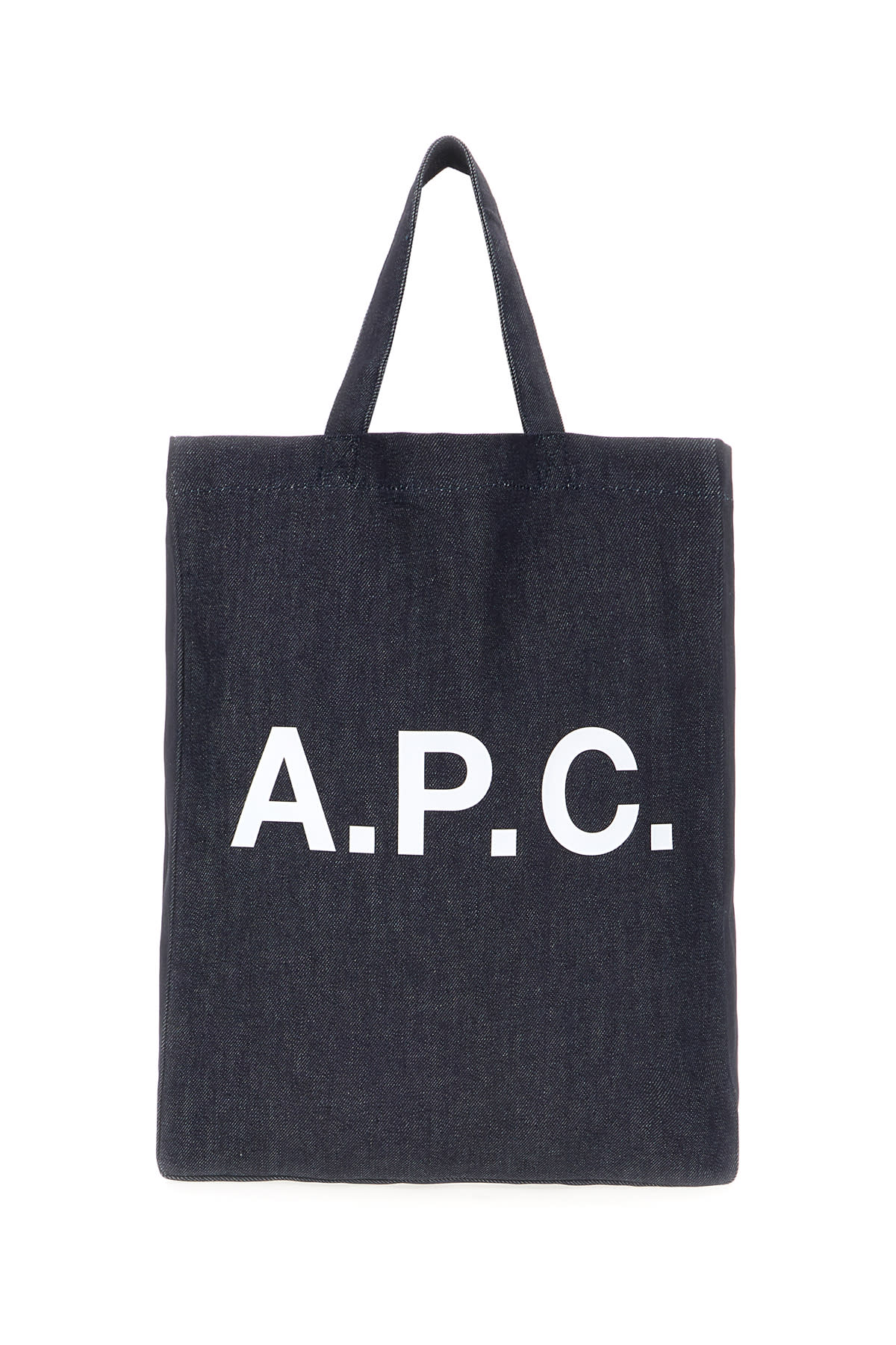 Apc Denim Blend Shopping Bag In Iai