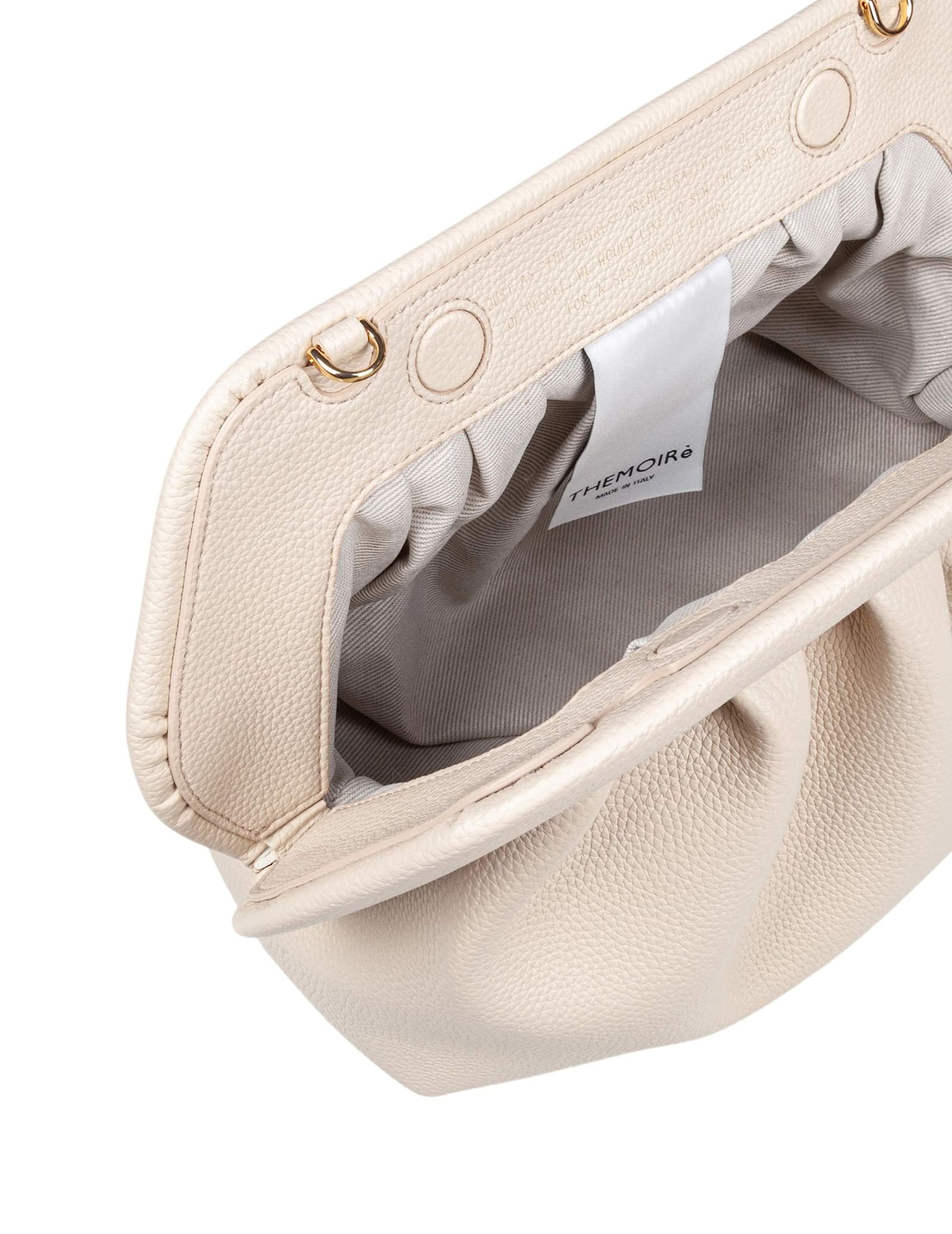 THEMOIRÈ VEGAN FABRIC CLUTCH SHELL COLOR