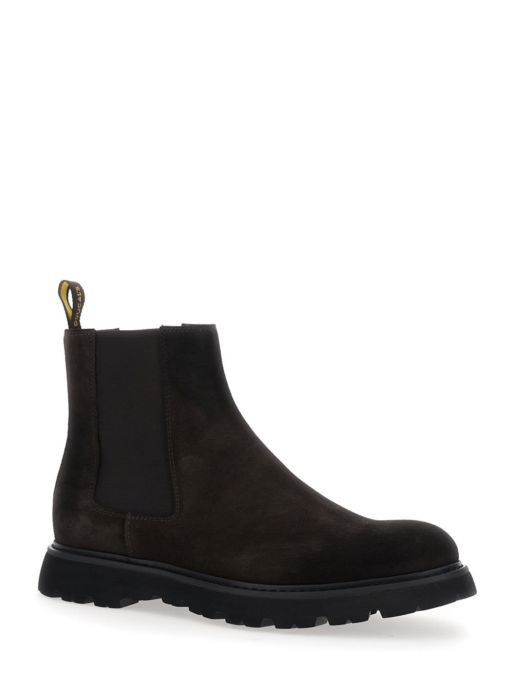Doucal's Ankle Boots With Smooth Cow Leather In Brown