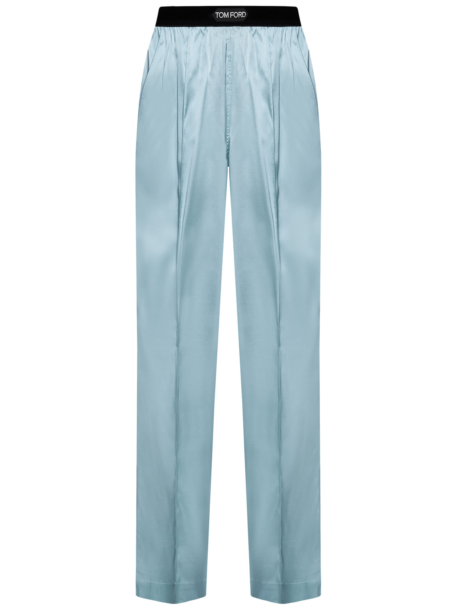 Shop Tom Ford Trousers In Plume