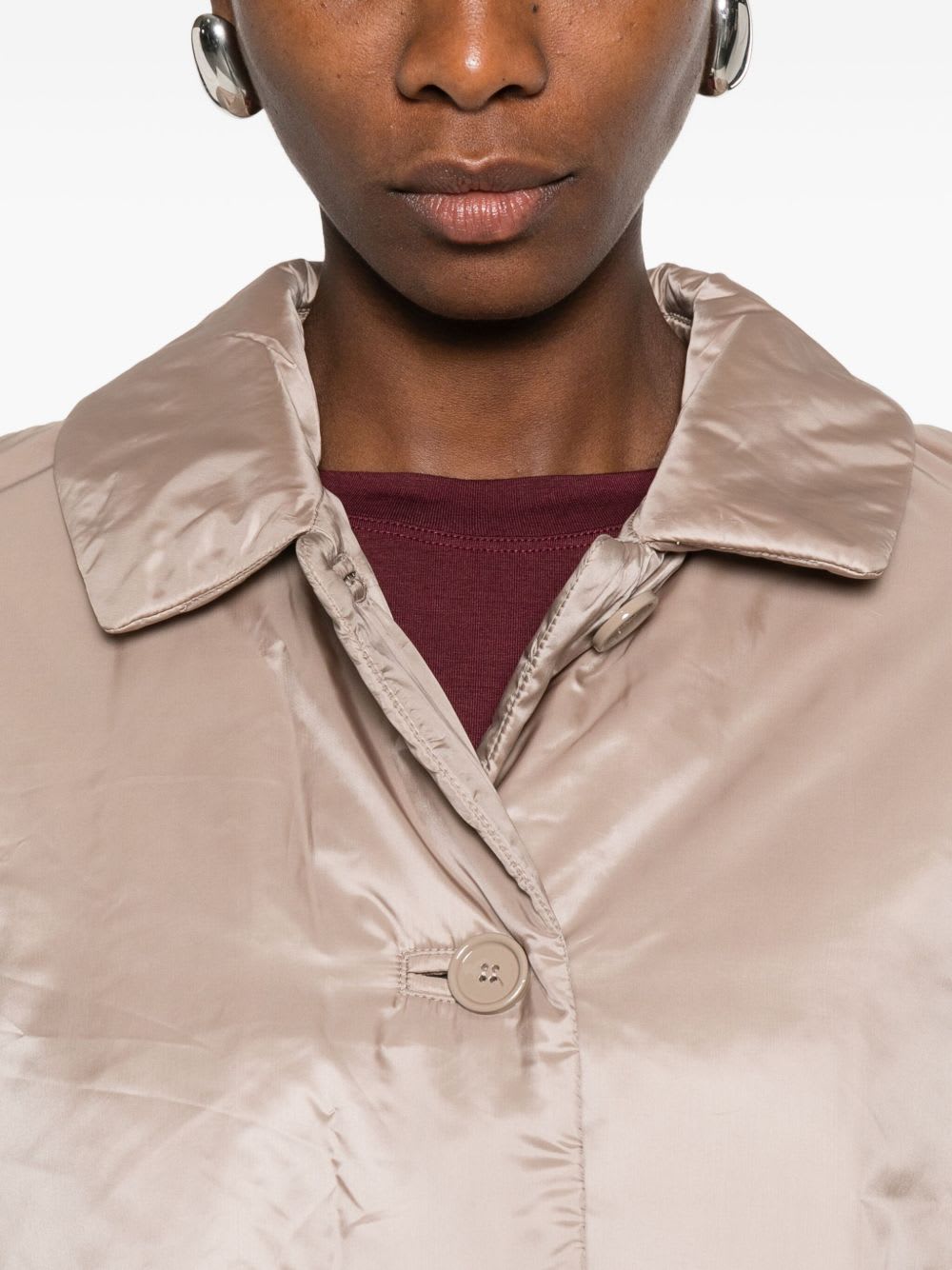 Max Mara The Cube Max Mara Quilted Jacket In Neutral