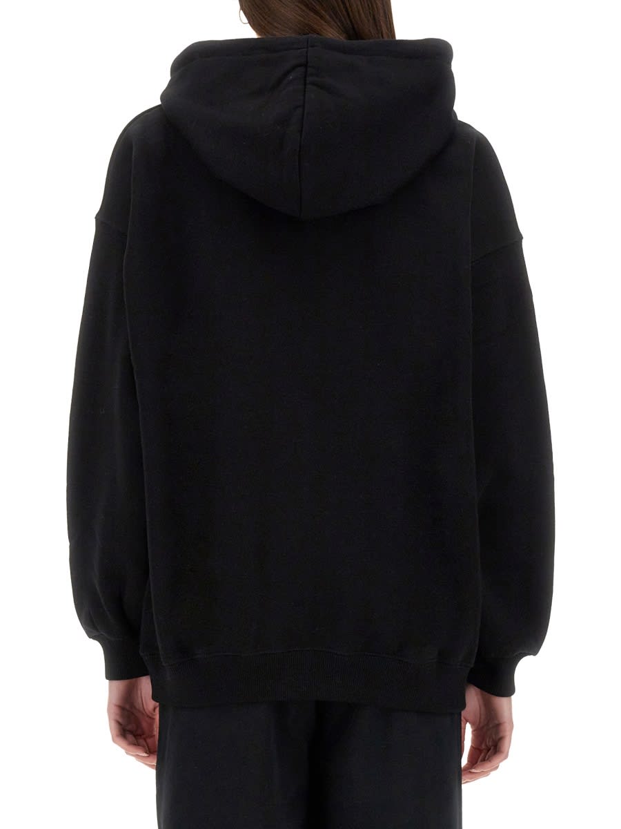 Rotate Birger Christensen Brandy Oversized Wool-blend Sweater In Black