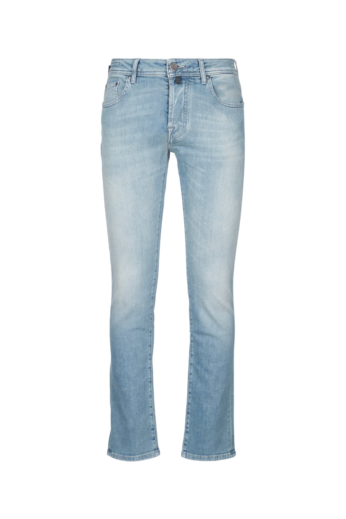 Jacob Cohen Patch-detail Cotton Jeans In Blue