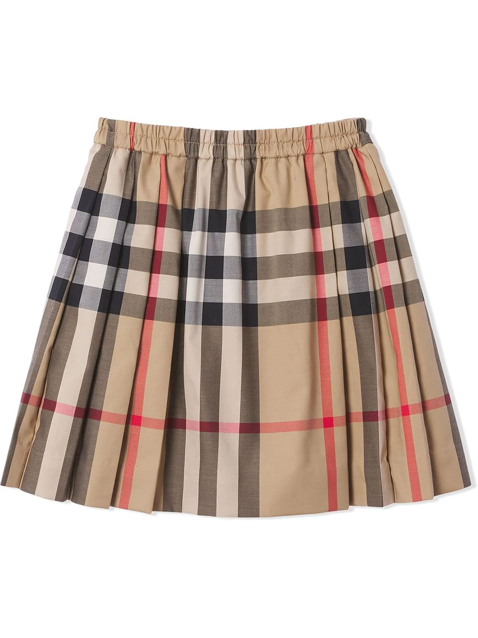 Burberry Archive Beige Cotton Skirt