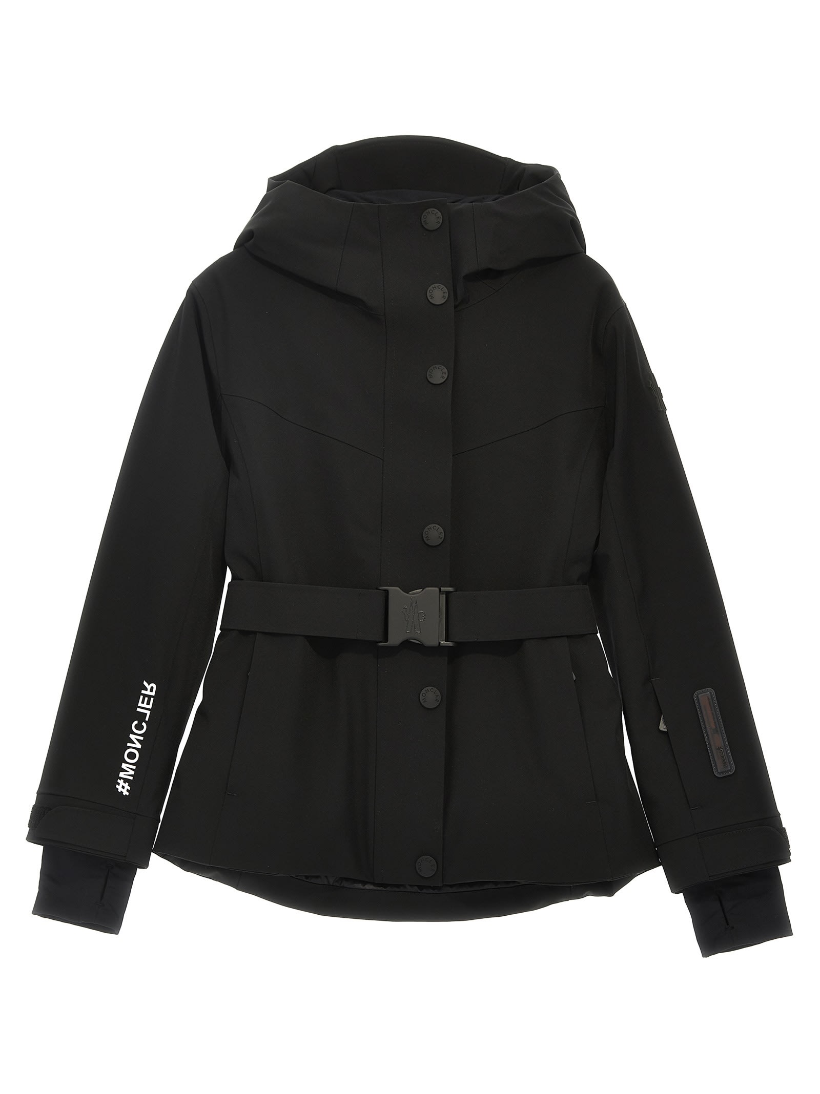 Shop Moncler Corserey Ski Jacket In Black