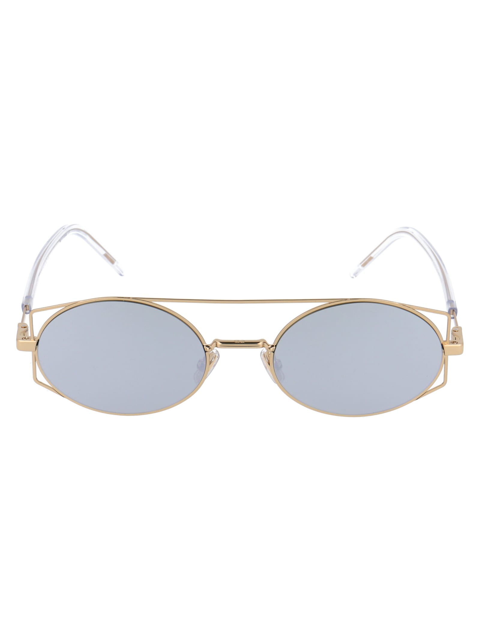 Shop Dior Architectural Sunglasses In J5g0t Gold