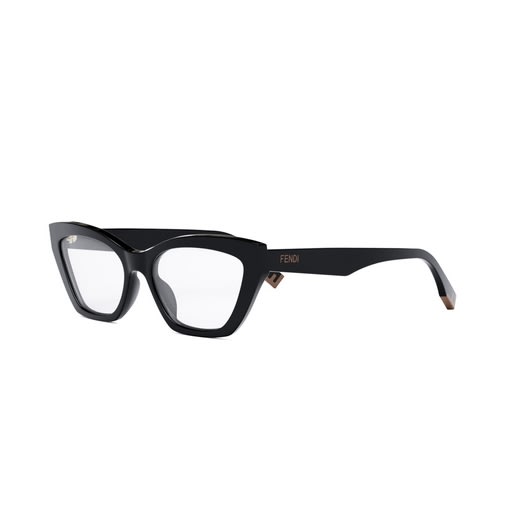 Shop Fendi Fe50067i 001 Glasses In Black