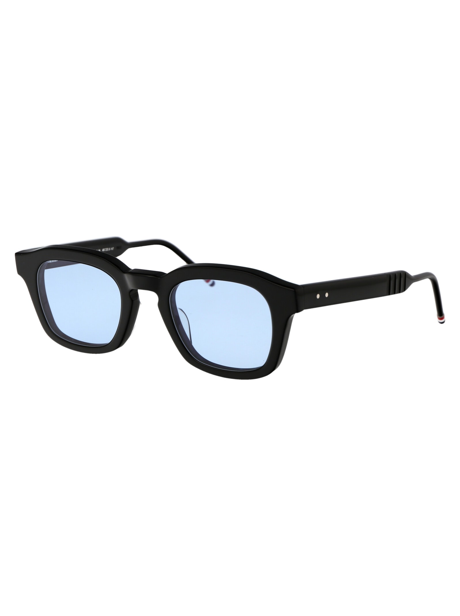 Shop Thom Browne Ues412f-g0002-001-48 Sunglasses In 001 Black