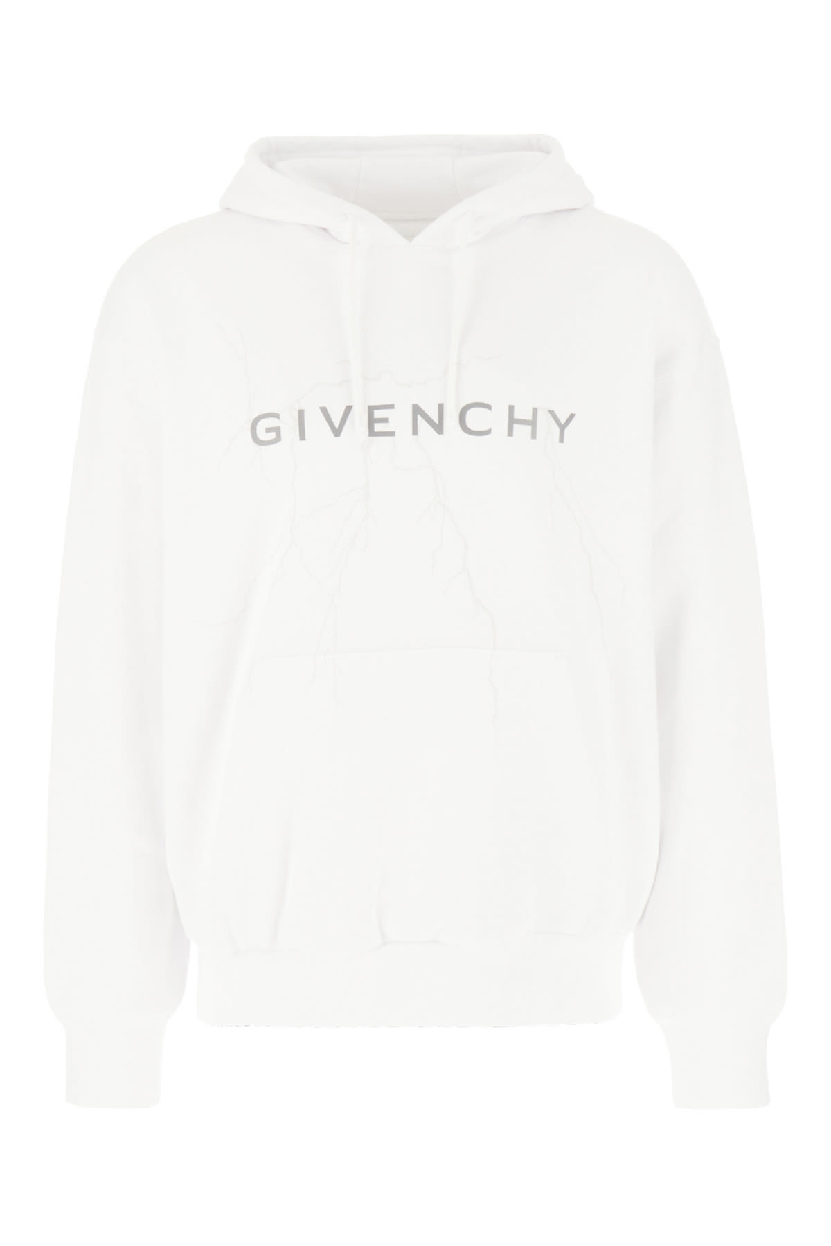 Givenchy White Cotton Sweatshirt In 100