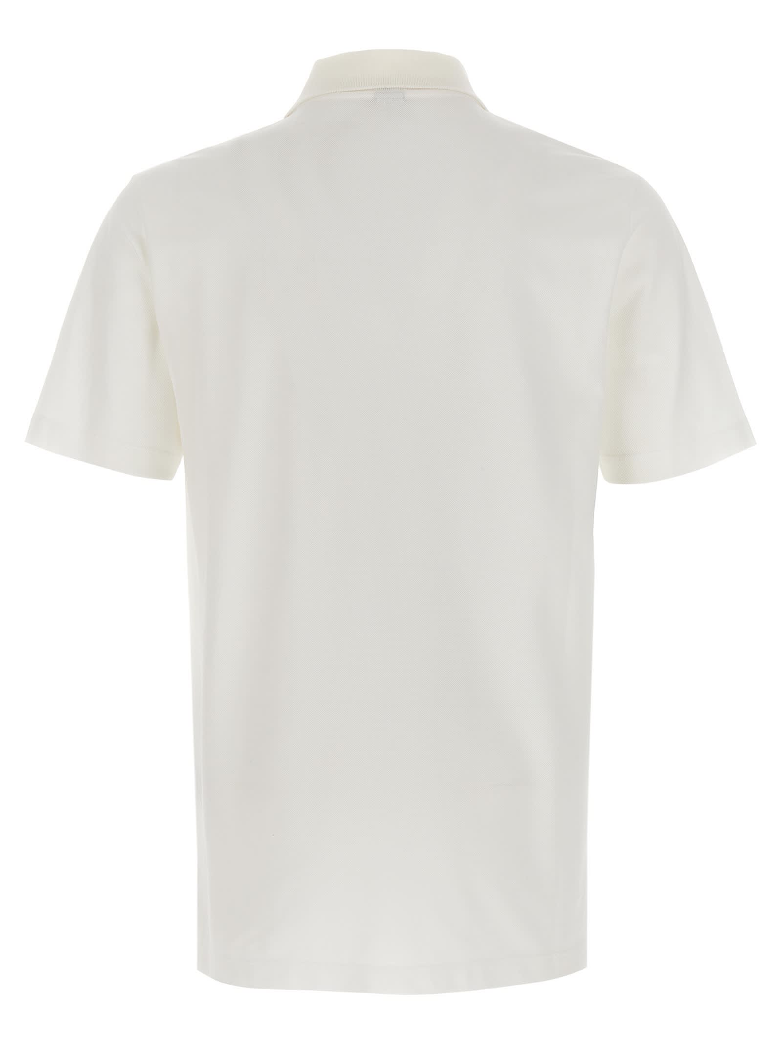 Berluti Short-sleeved Polo Shirt In White