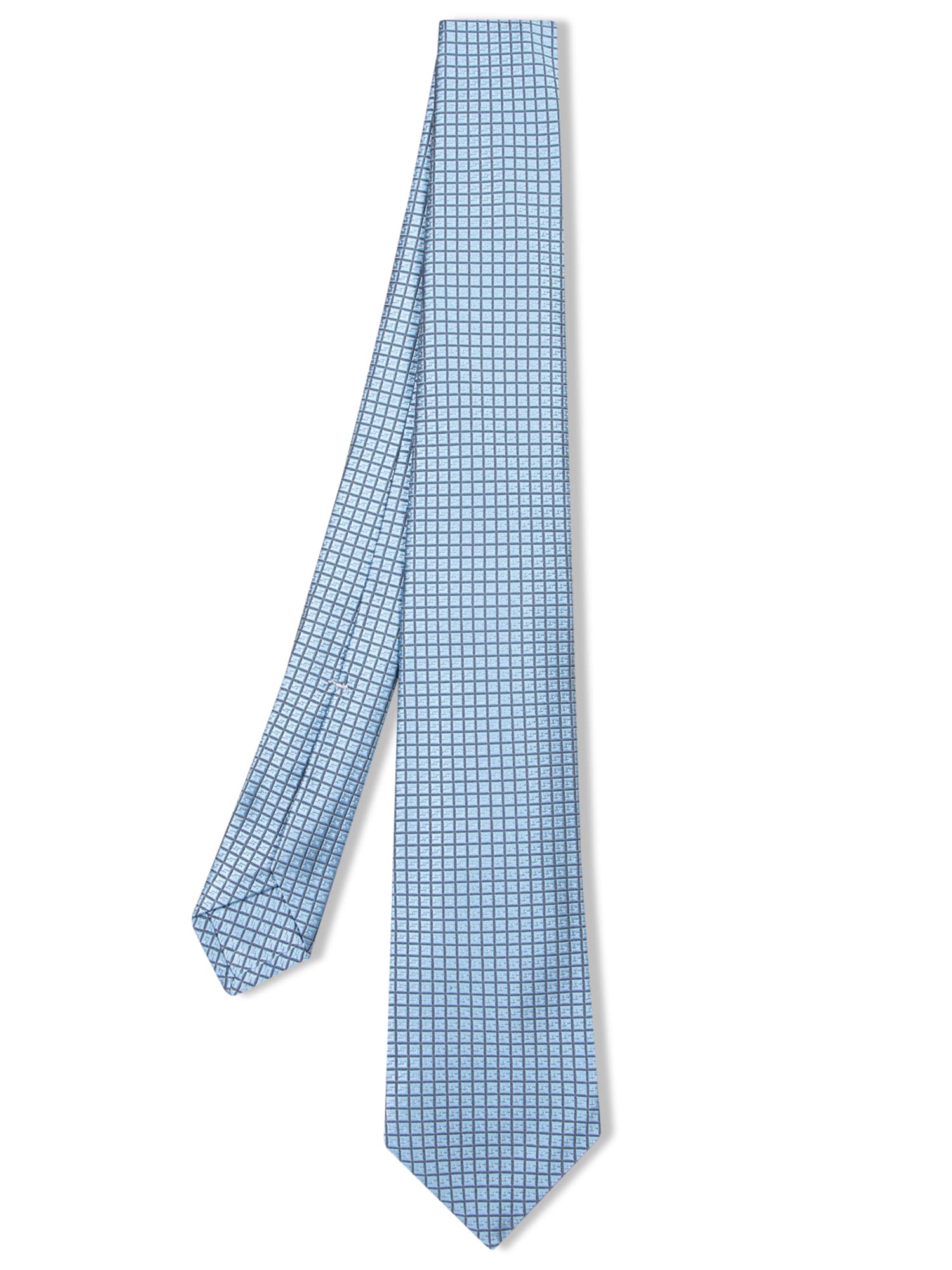Silver Diamonds Tie