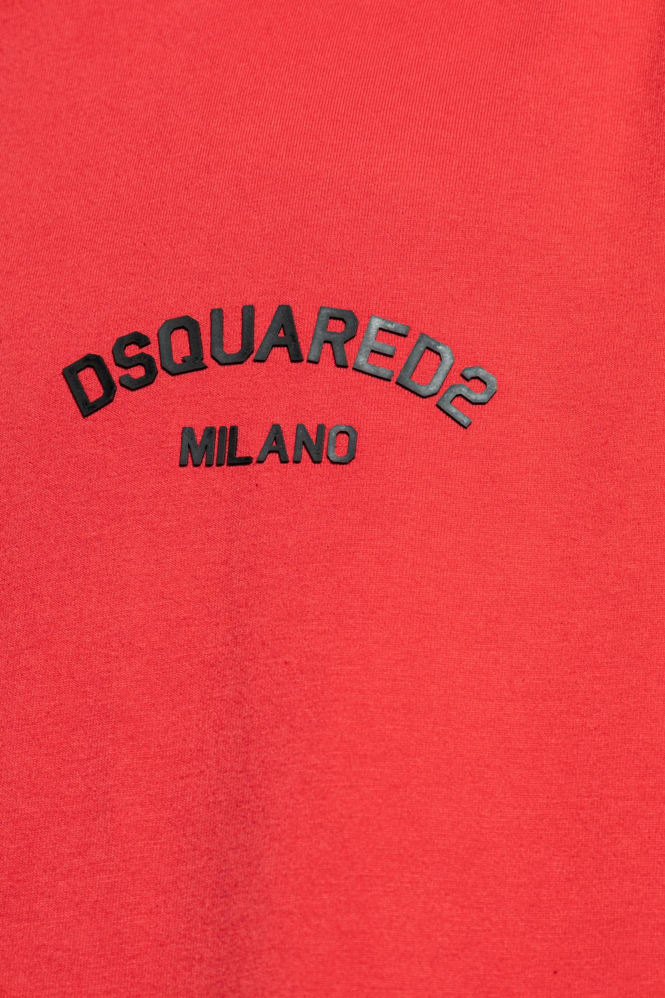 Dsquared2 Logo-print T-shirt In Red