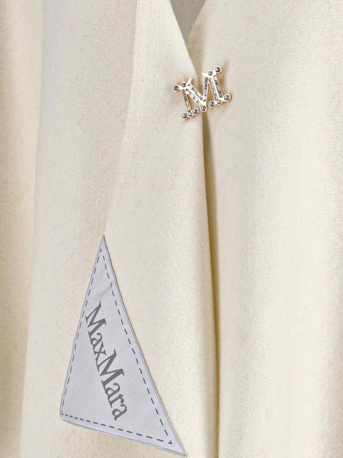 Max Mara Cape Serra In Neutral