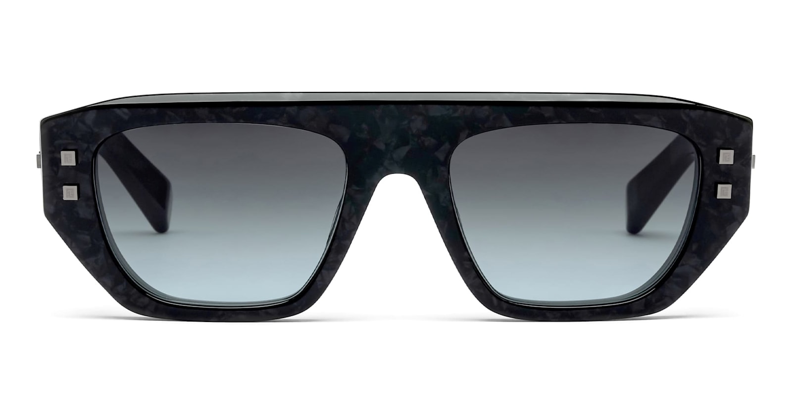 B-army Ii - Leather Black / Black Rhodium Sunglasses