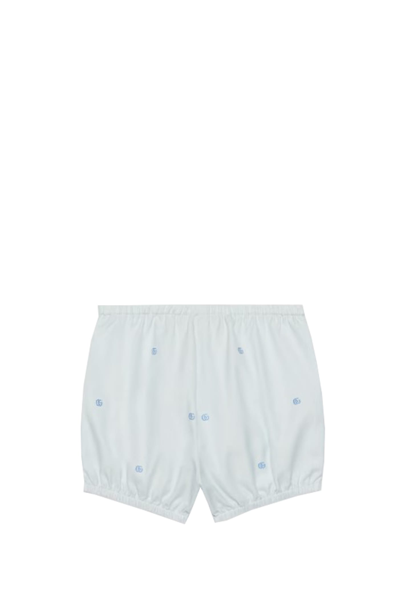 Shop Gucci Shorts In Light Blue
