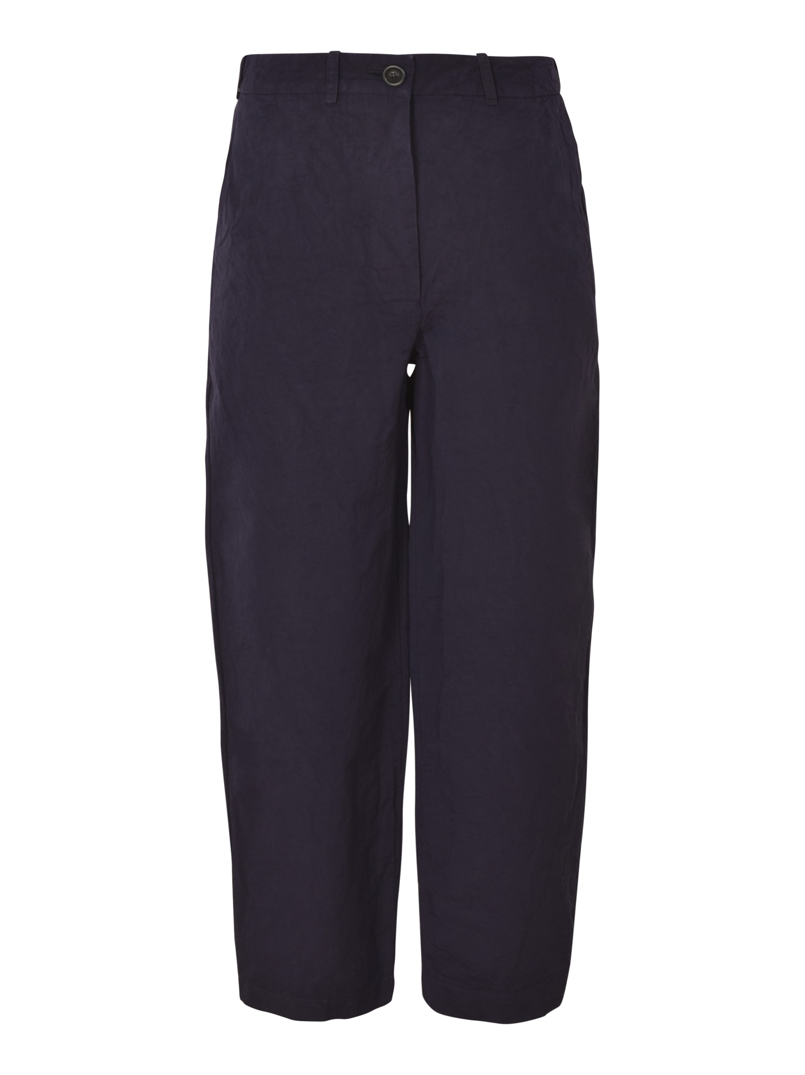 Casey Casey Cropped Trousers In Ink