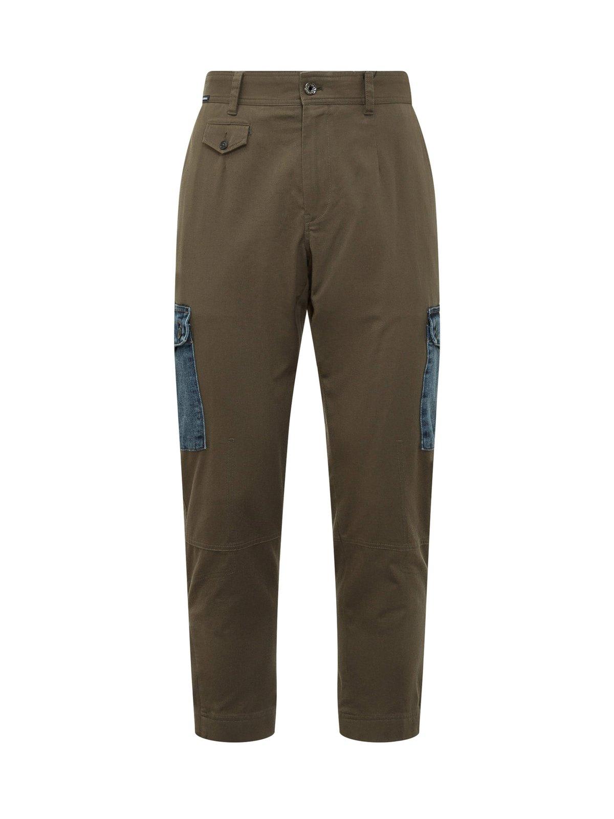 Pocket Detailed Straight Leg Trousers