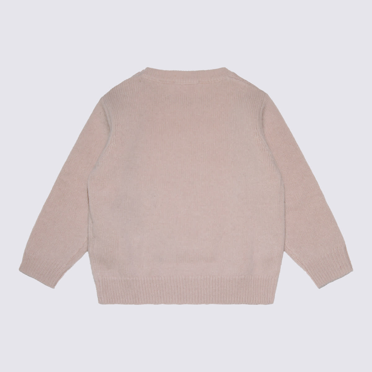 Shop Il Gufo Pink Knitwear In Panna/fragola/betulla