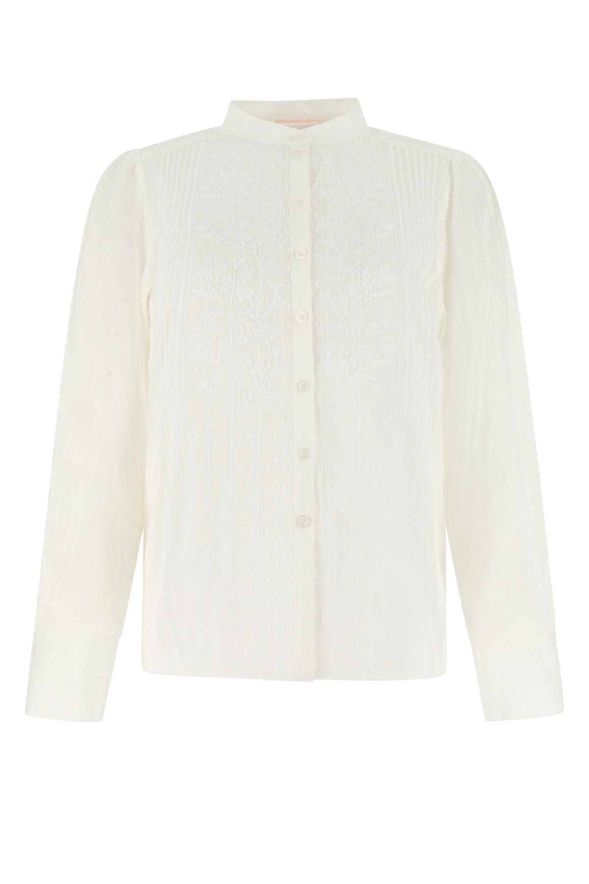 See by Chloé White Cotton Shirt