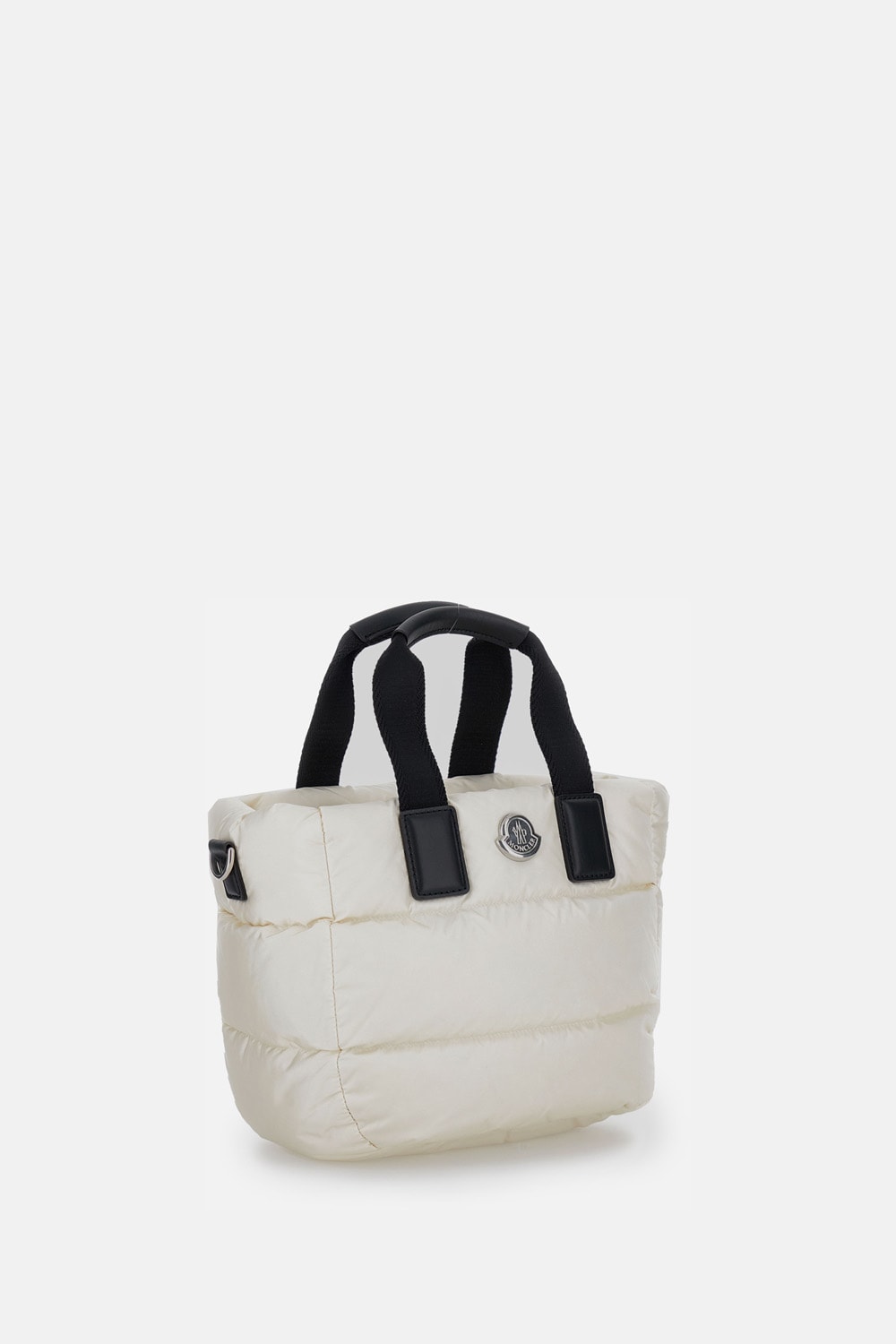 Moncler Caradoc Padded Top-handle Shoulder Bag In White