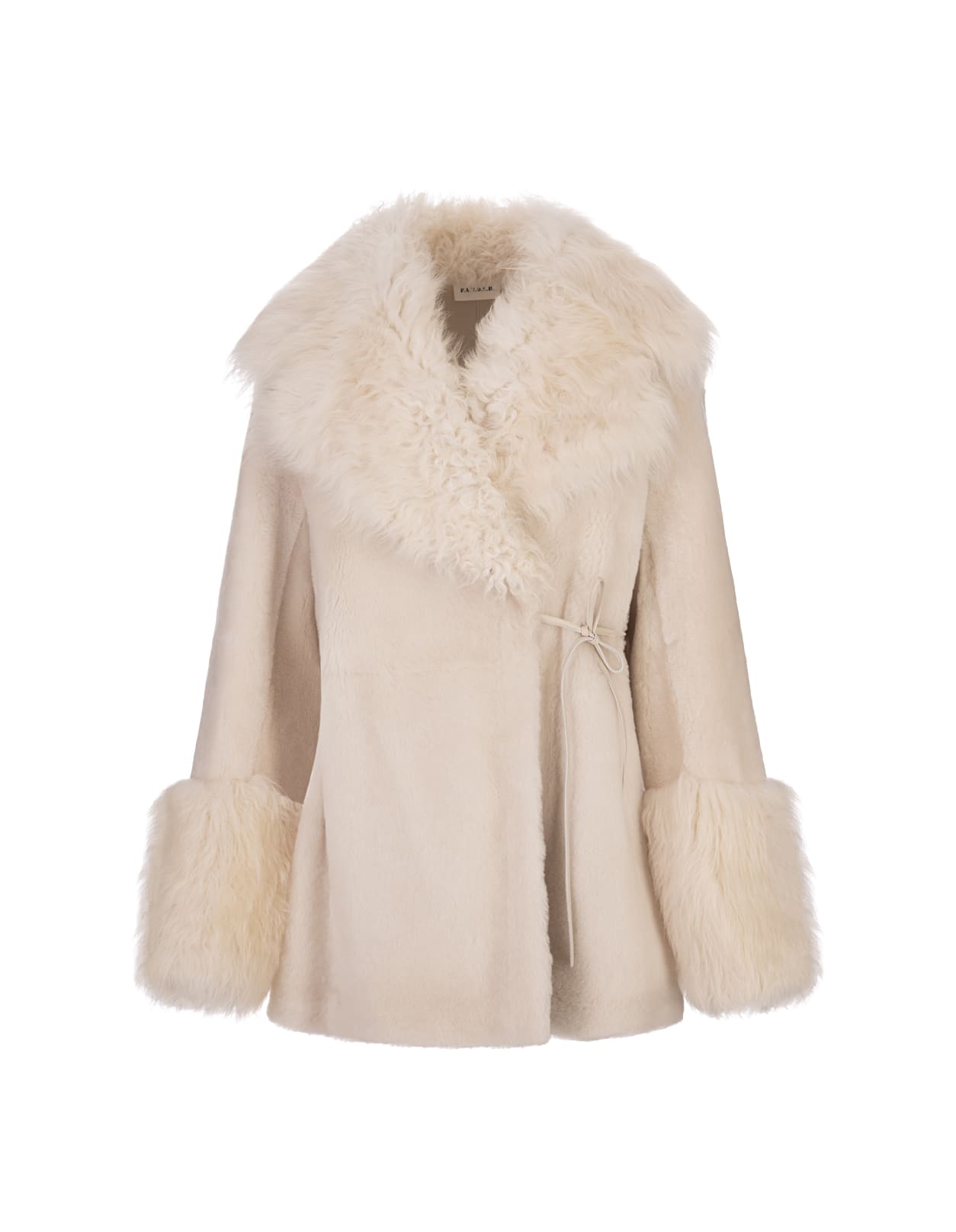 Shop P.a.r.o.s.h White Morris Sheepskin Coat