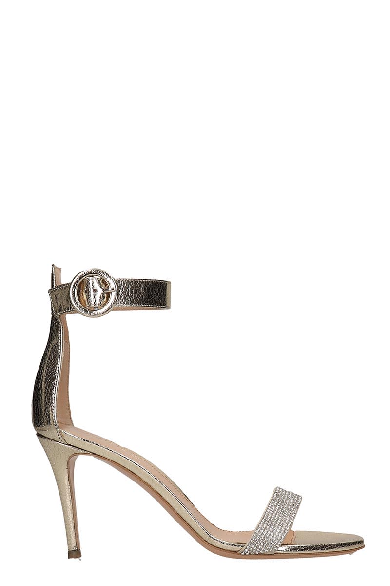Lerre Sandals In Platinum Leather