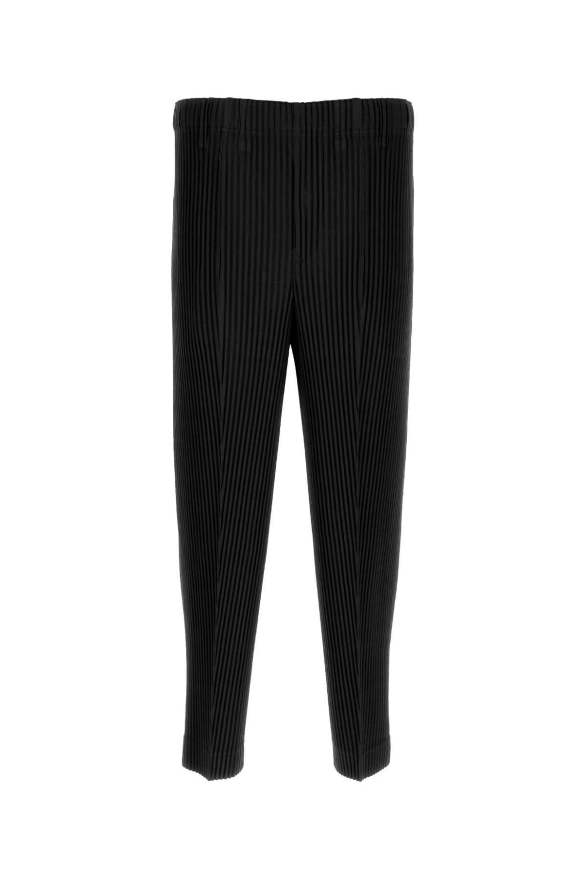 Homme Plissé Issey Miyake Black Polyester Pant