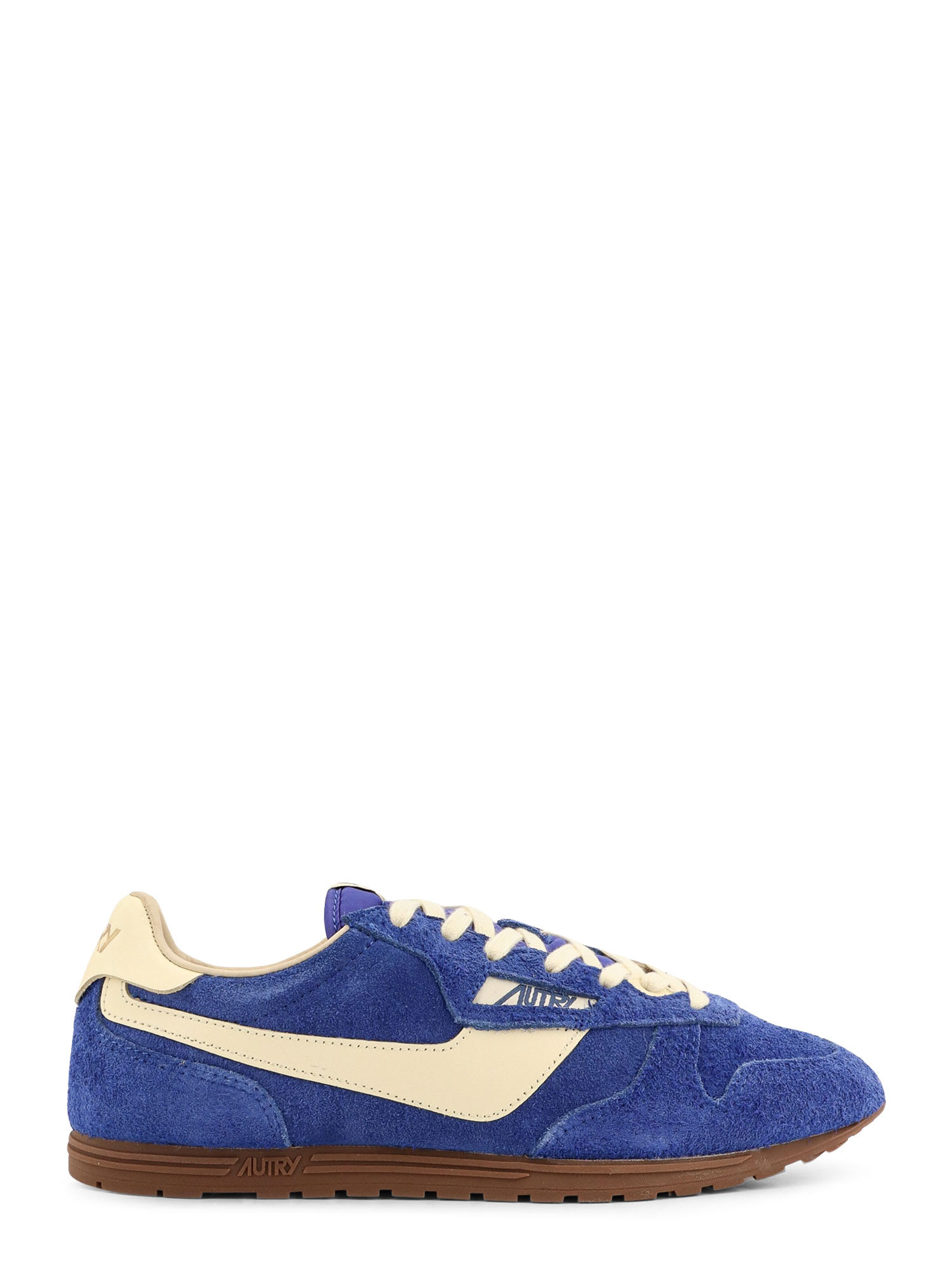 Autry Windspin Low-top Suede And Leather Sneakers In Blue