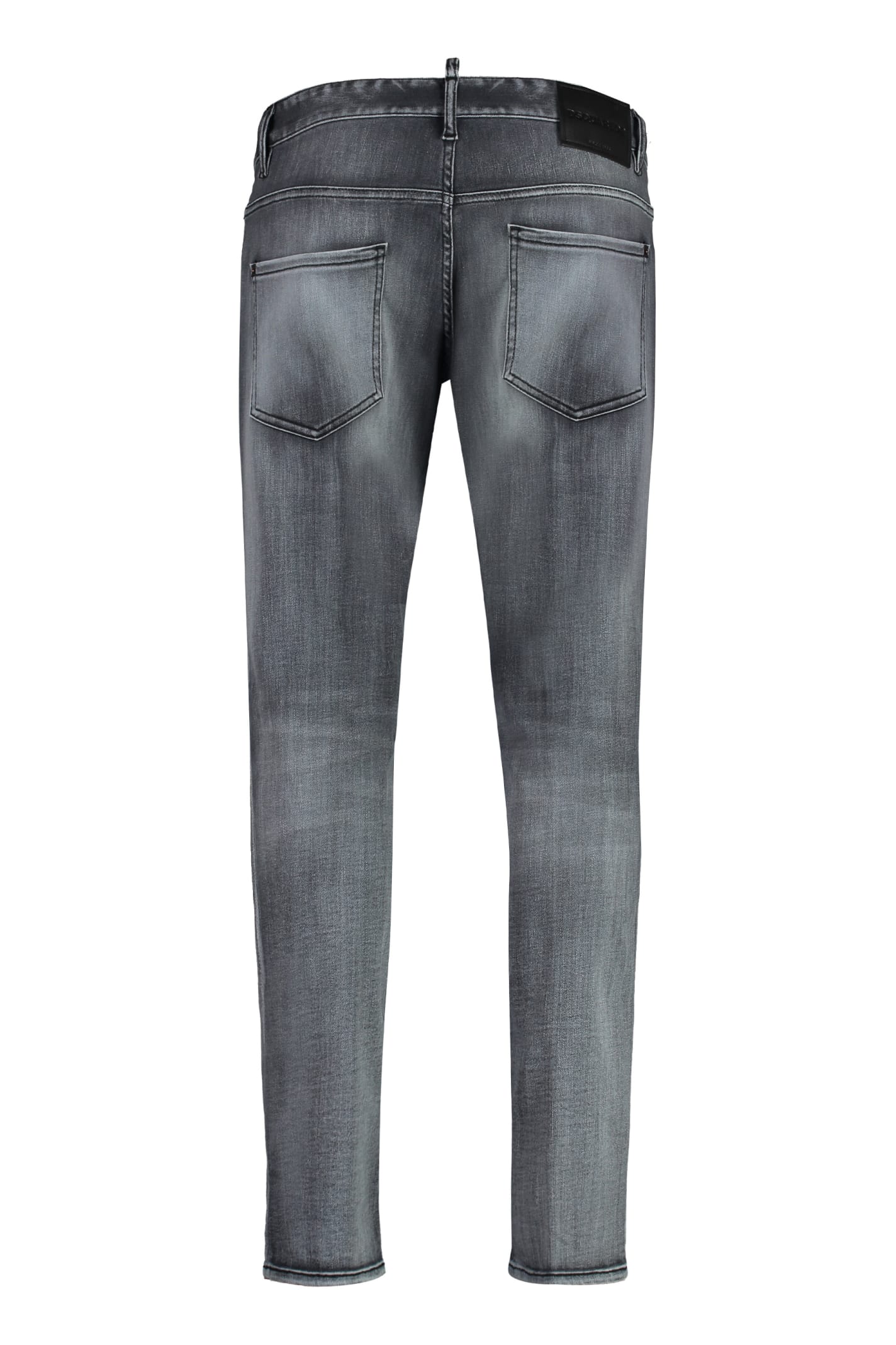 Shop Dsquared2 Skater Jeans In Black/grey
