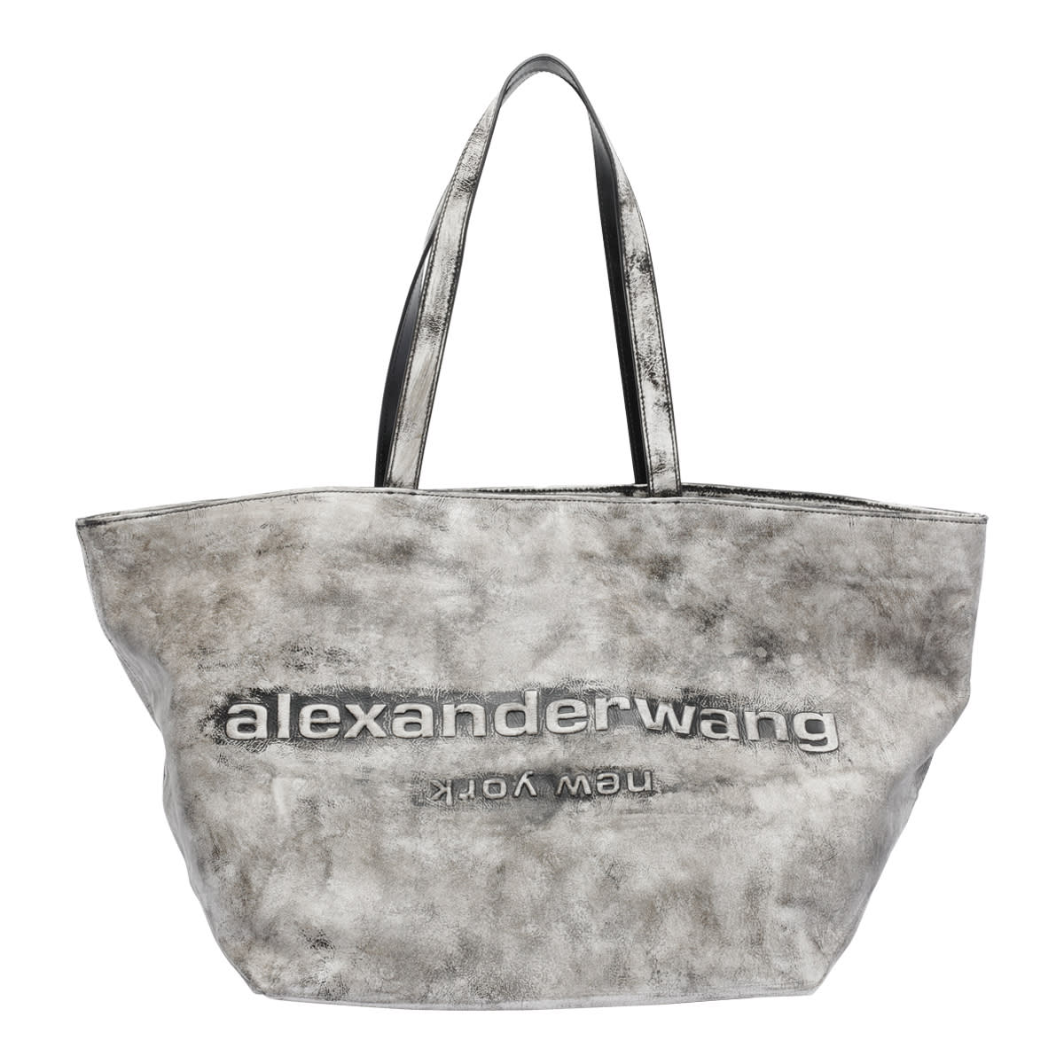 Alexander Wang Spacious Tote Bag Dual Handles In Gray