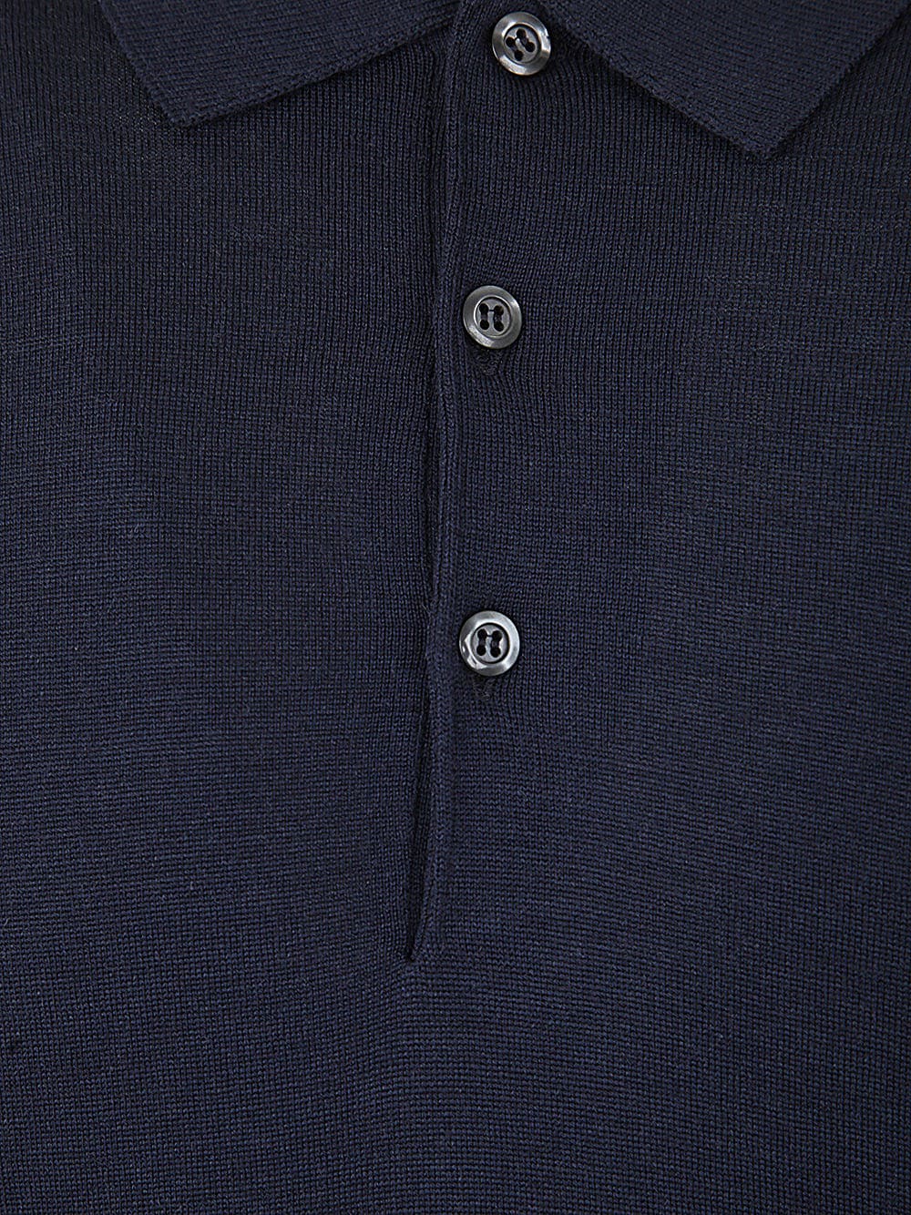 Shop John Smedley Cotswold Long Sleeves Shirt In Midnight