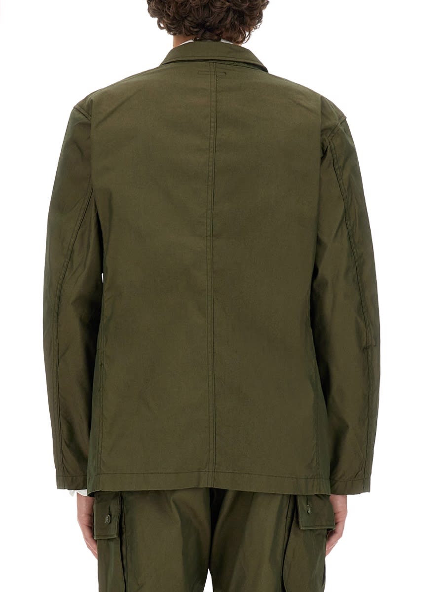 Shop Engineered Garments Bedford Jacket In Green