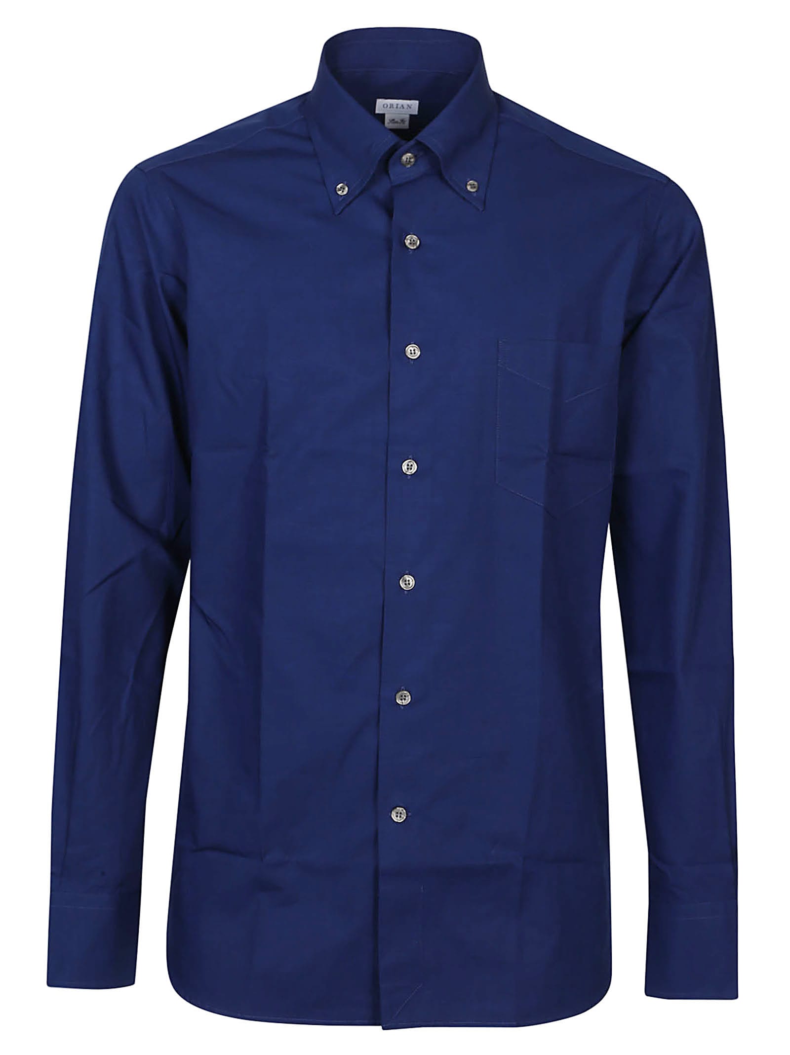 Orian Slim Shirt In Blu