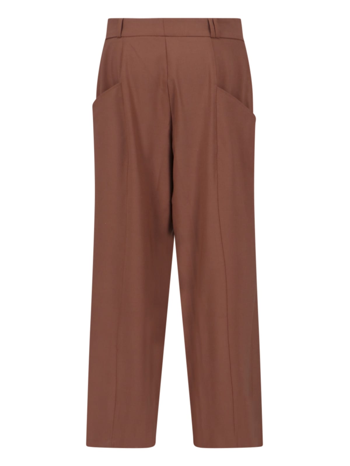 Shop Bonsai Wide Pants In Brown