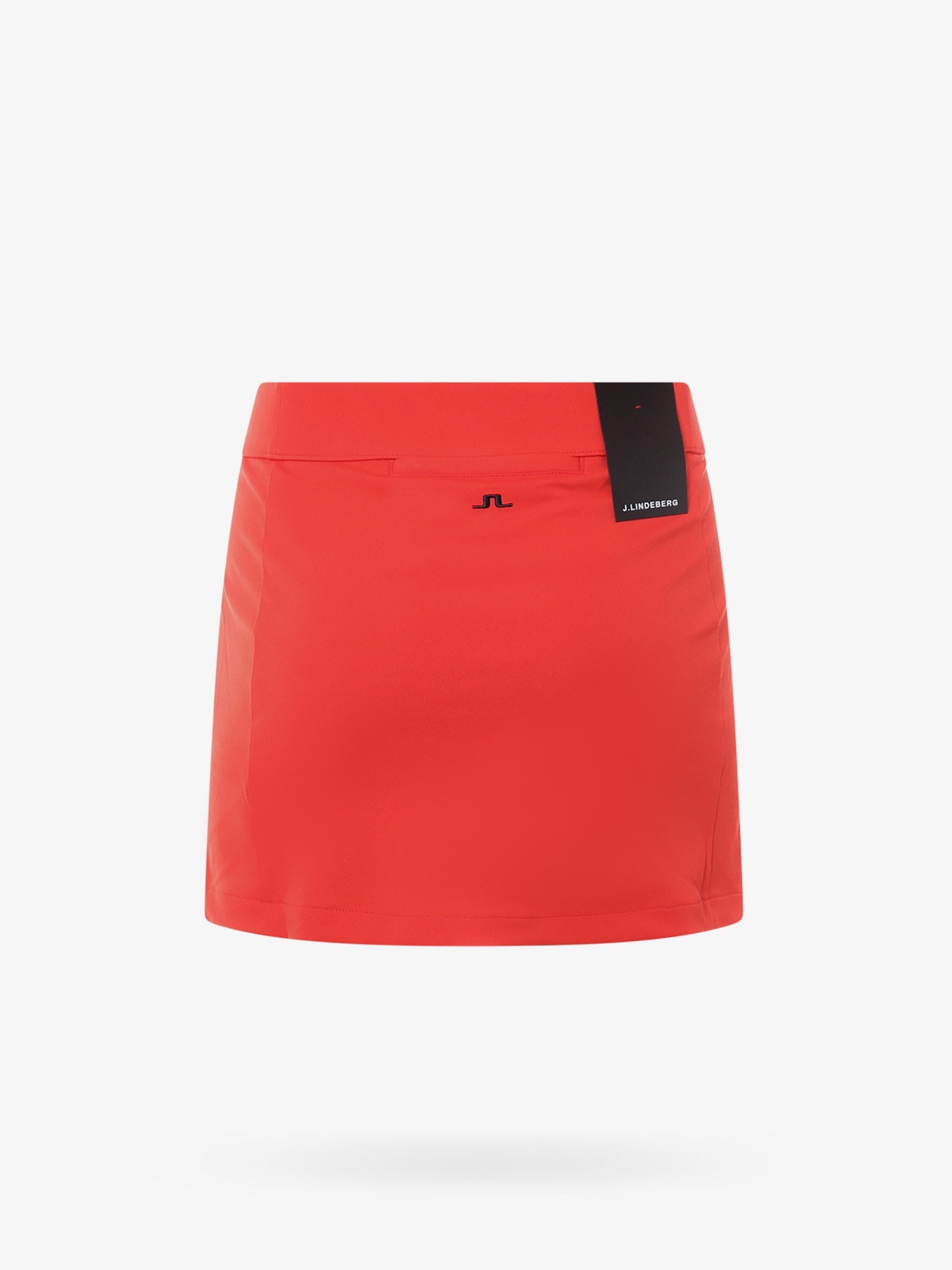 Shop J. Lindeberg Technical Jersey Skirt In Red
