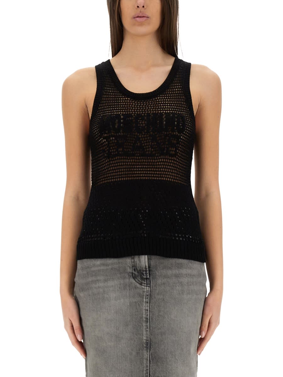 Mesh Top With Logo