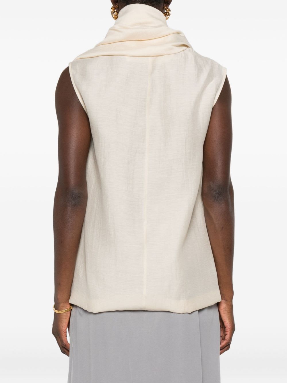 Totême Scarf Blouse In Neutral