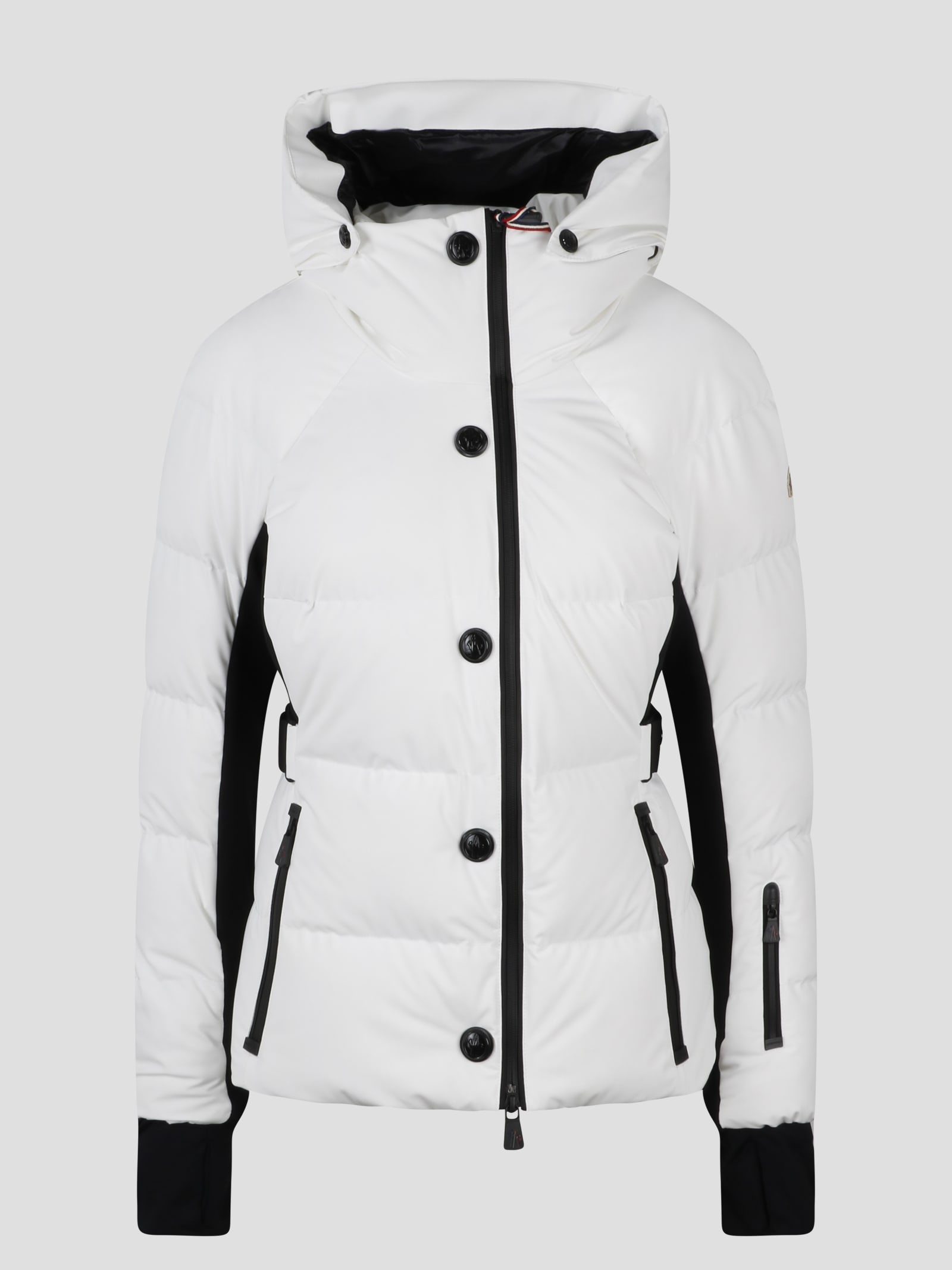 Shop Moncler Guyane Down Jacket In White