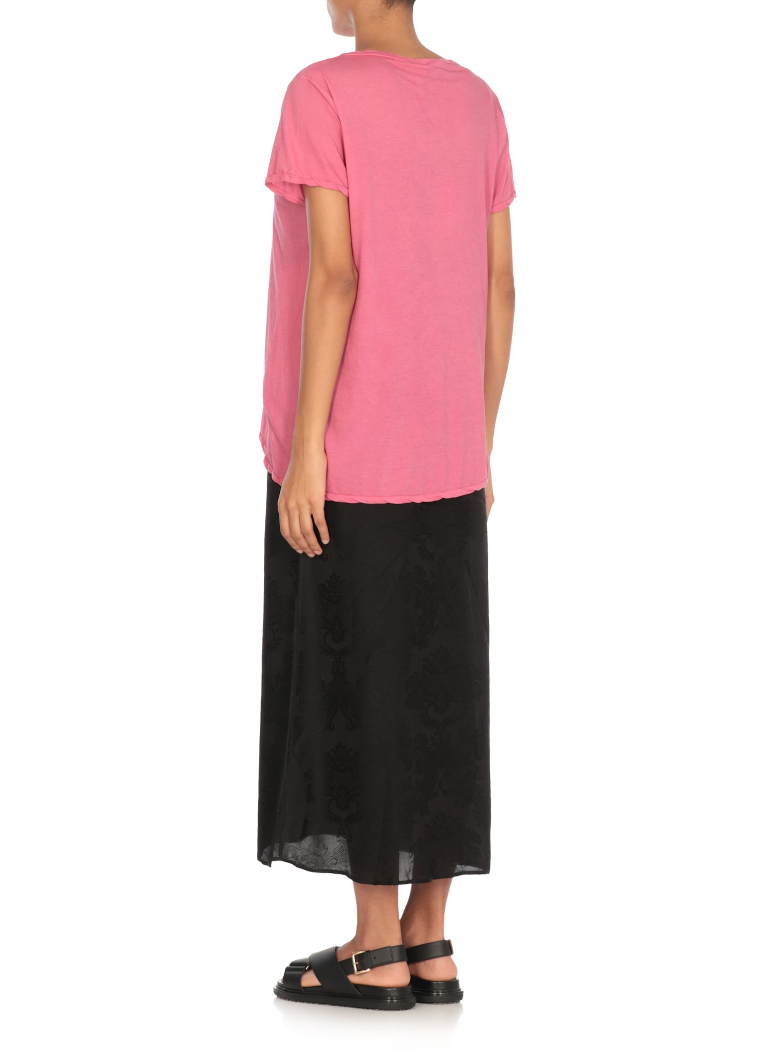 Avant Toi Fuchsia Cotton T-shirt