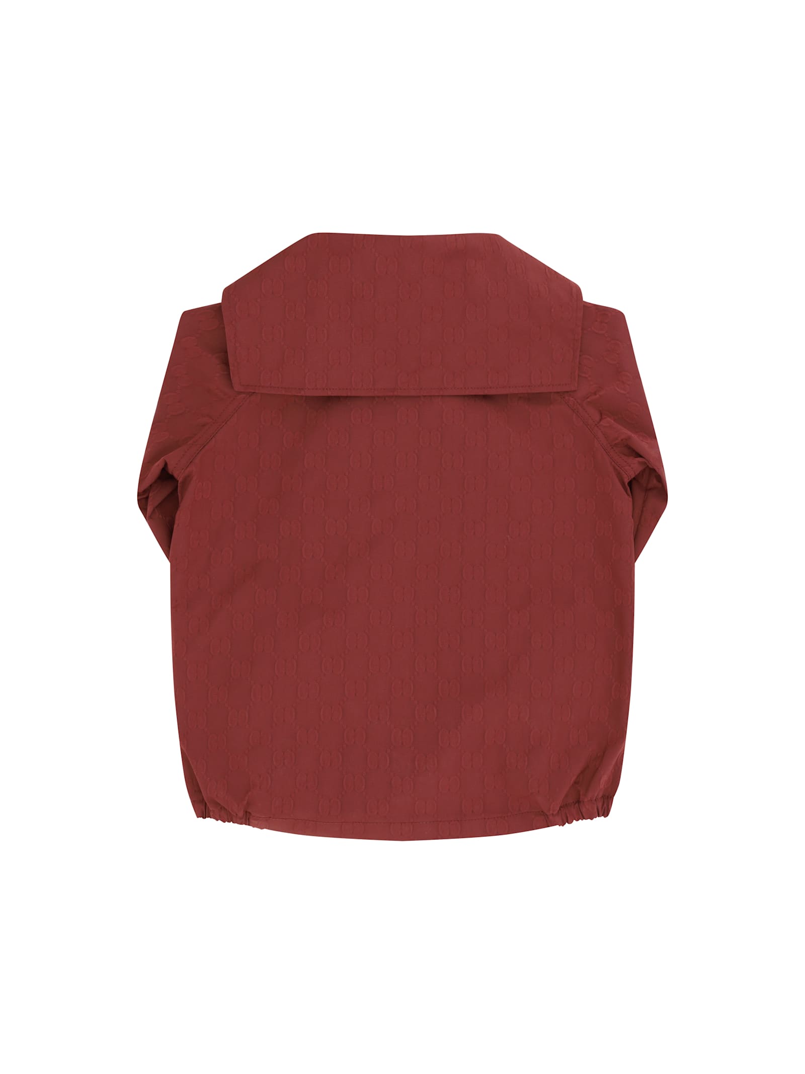 Gucci Jacket For Boy In Rosso Ancora