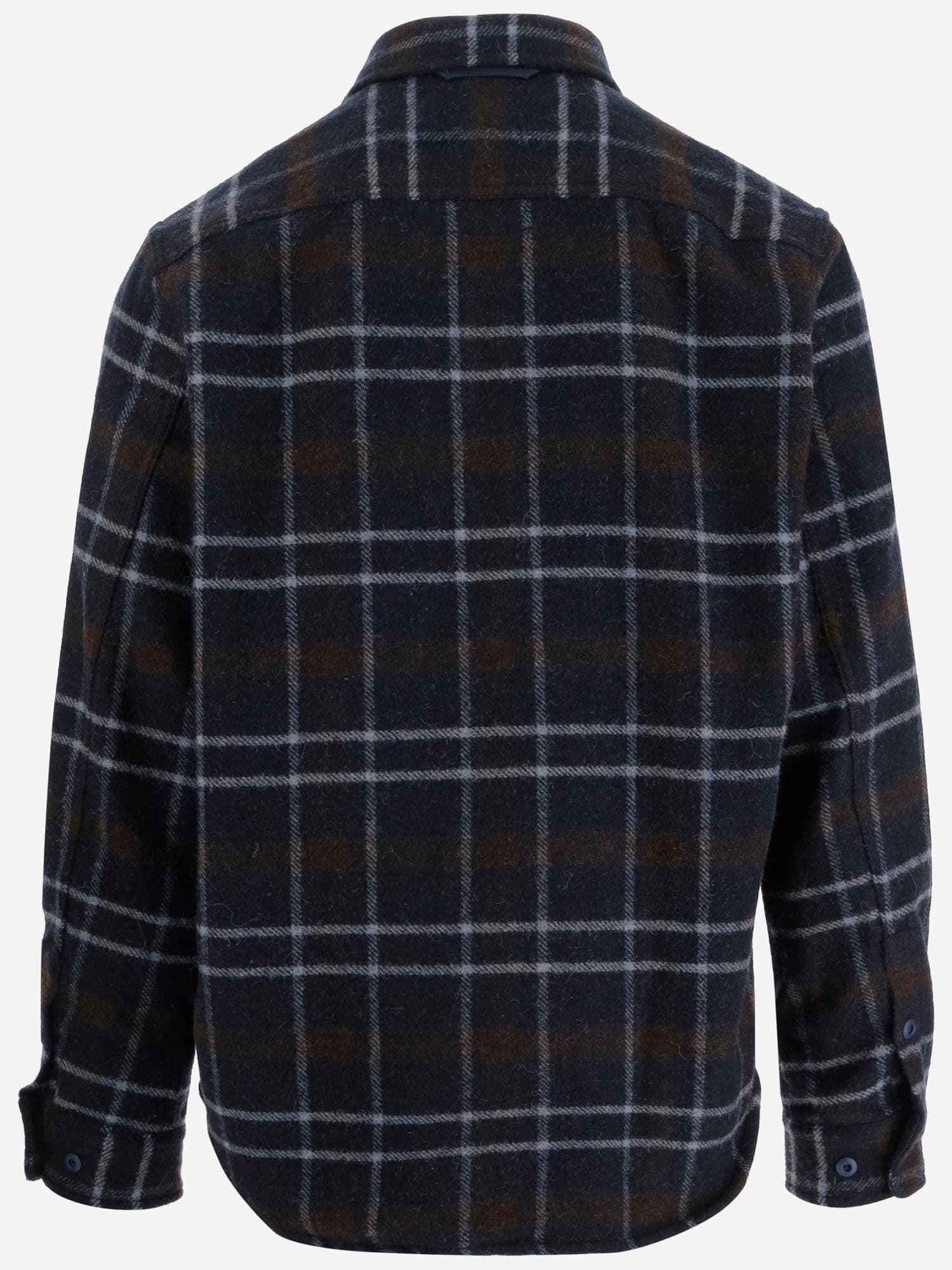 JUNYA WATANABE WOOL BLEND SHIRT WITH CHECK PATTERN 