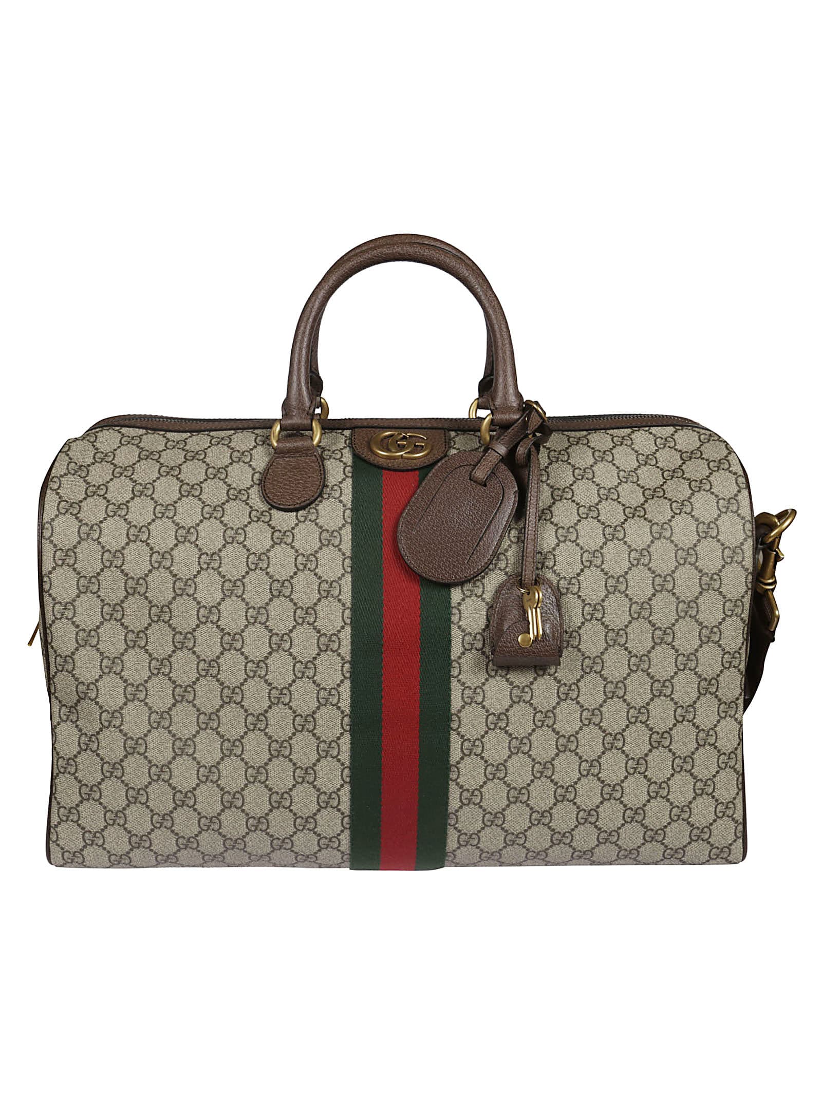 Gucci Gucci Ophidia Gg Medium Duffle Bag - ebony - 10930836 | italist