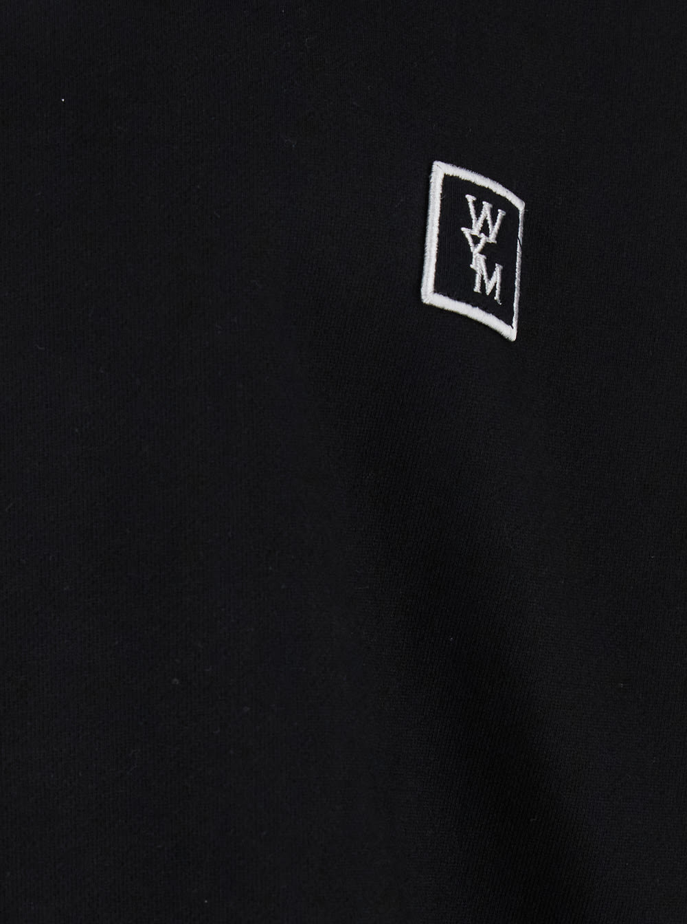 Wooyoungmi Black Sweatshirt With Logo Embroidery On The Front And Logo Lettering On The Rear