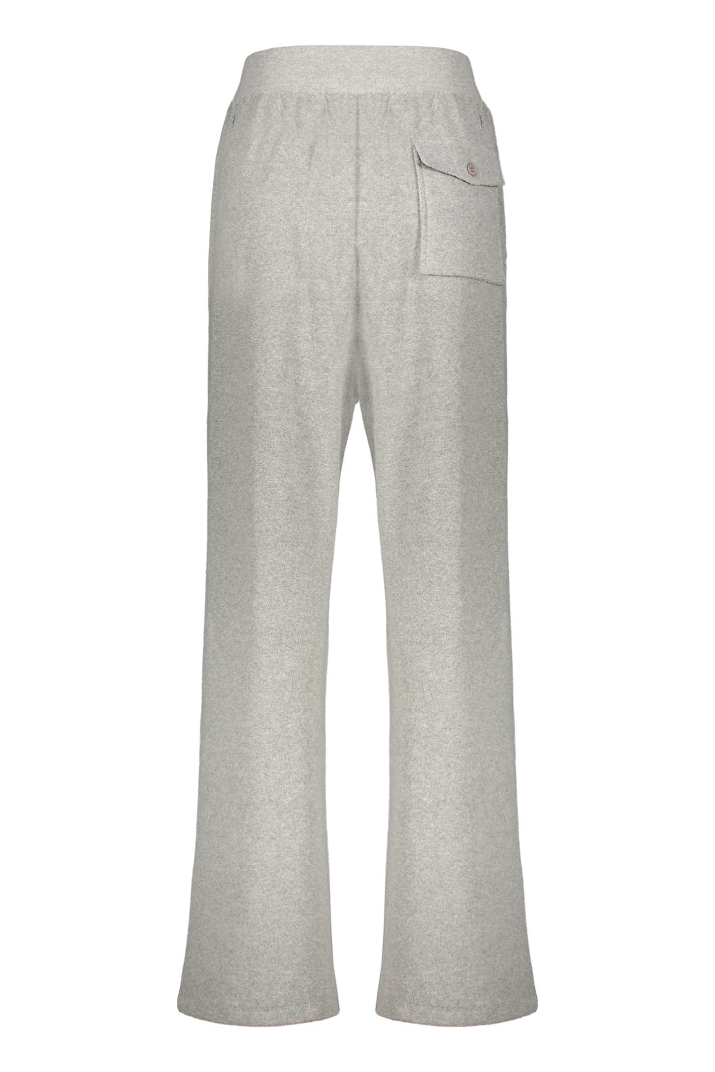 Kenzo Elasticated Waist Trousers In Grey