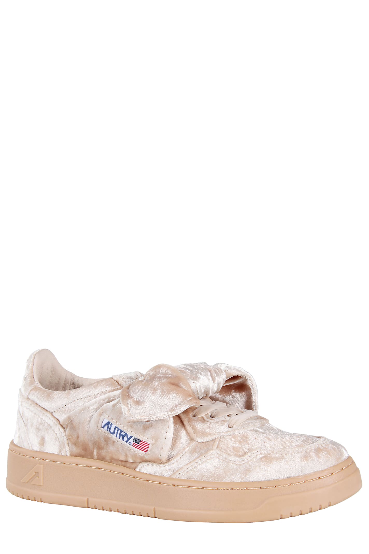 Autry Medalist Low Velvet Sneakers In Multi