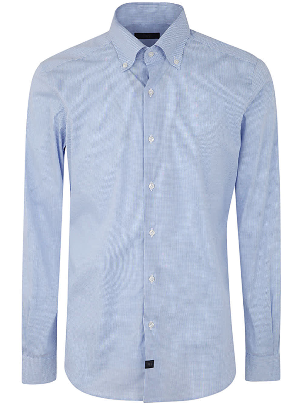 New Button Down Stretch Microchecked Shirt