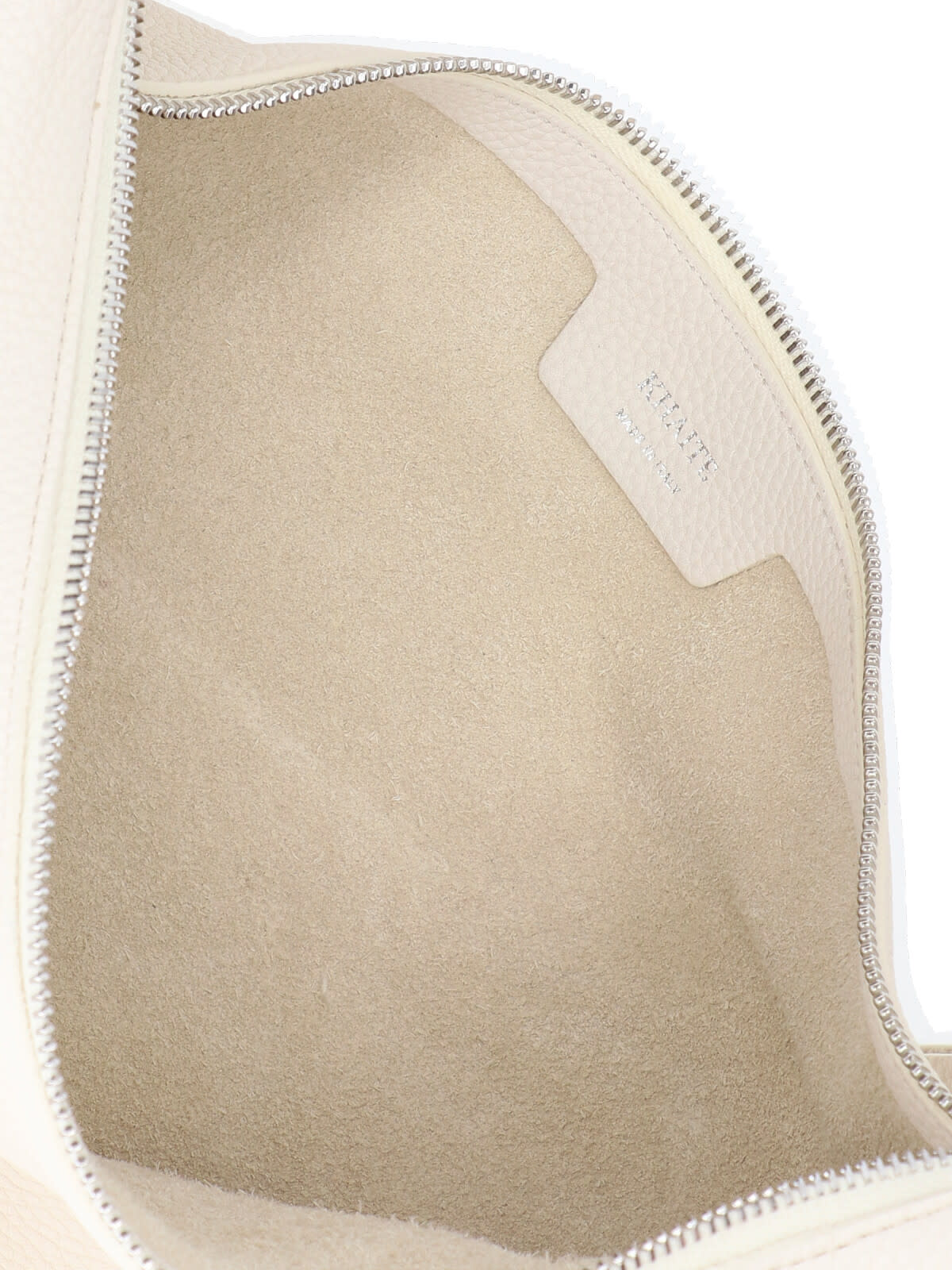 Khaite Womens Olivia Hobo Medium Leather Shoulder Bag Dark Ivory In Cream
