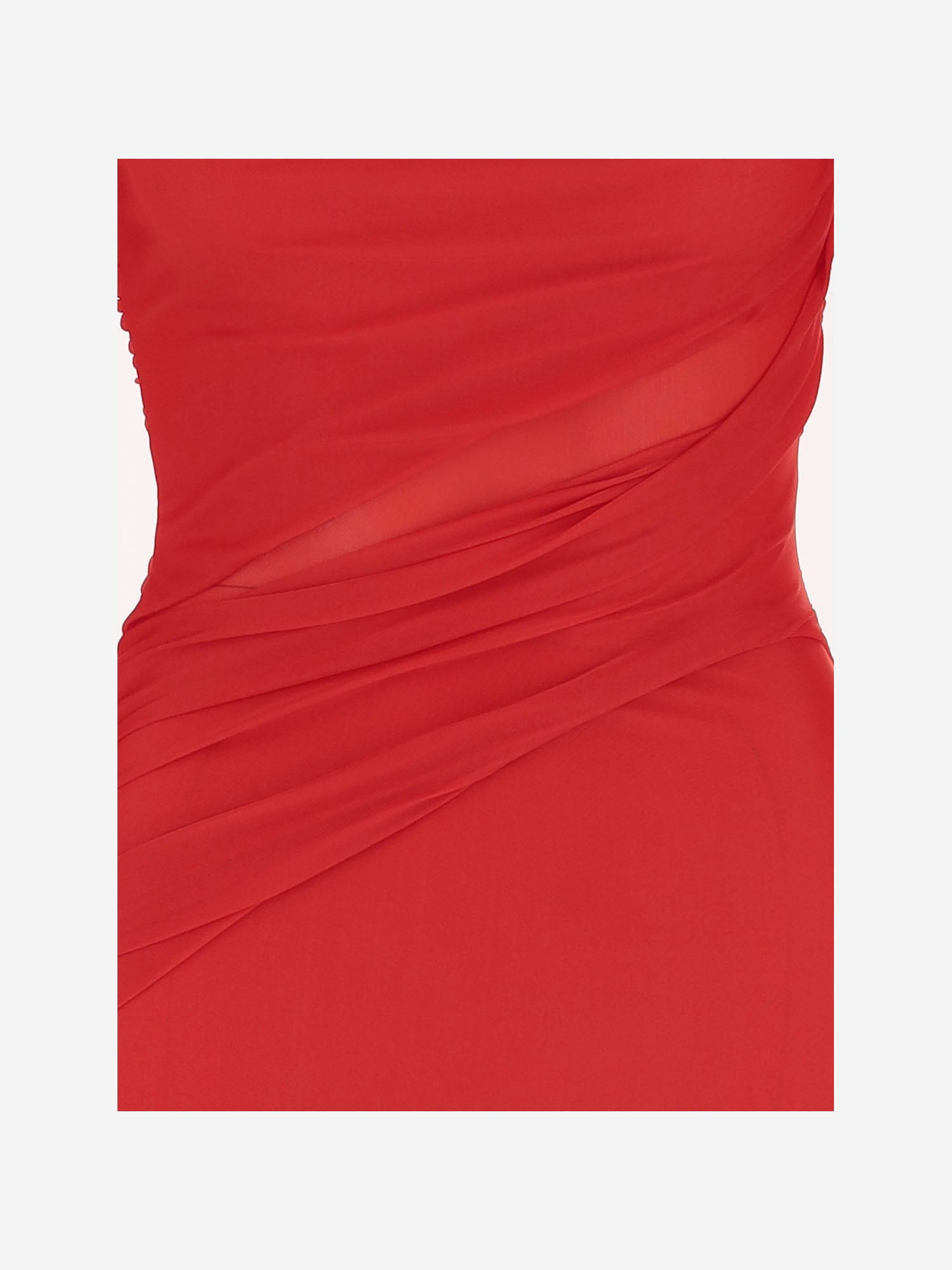 Shop Pinko Stretch Jersey Long Dress In Red