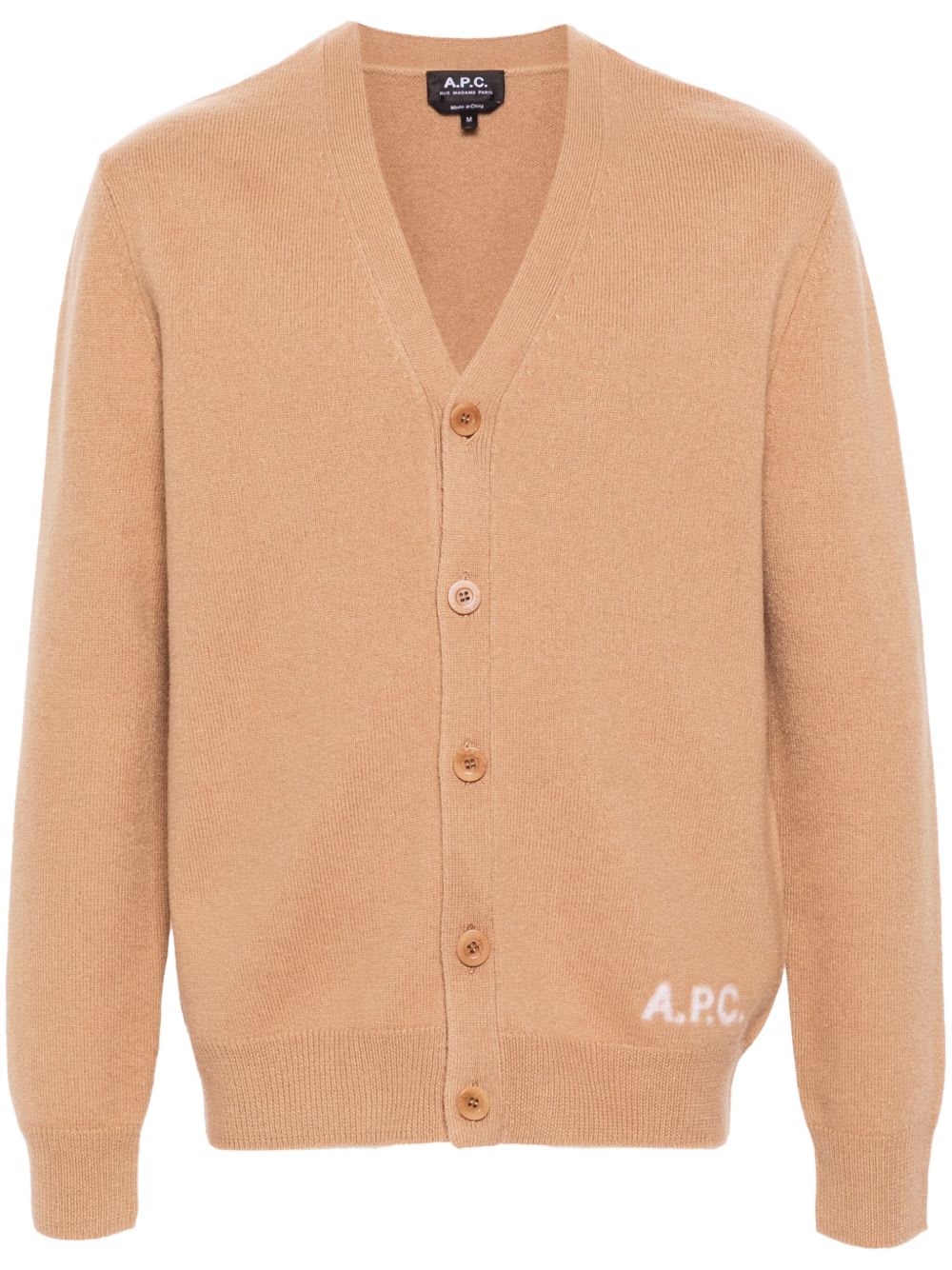 Apc A.p.c. Sweater Camel Brown Virgin Wool In Brown